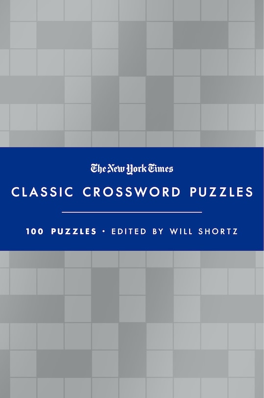 Couverture_The New York Times Classic Crossword Puzzles (Blue and Silver)