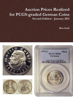 Couverture_Auction Prices Realized for Pcgs-Graded German Coins - Second Edition, January 2011