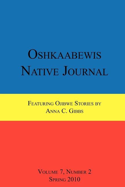 Front cover_Oshkaabewis Native Journal (Vol. 7, No. 2)