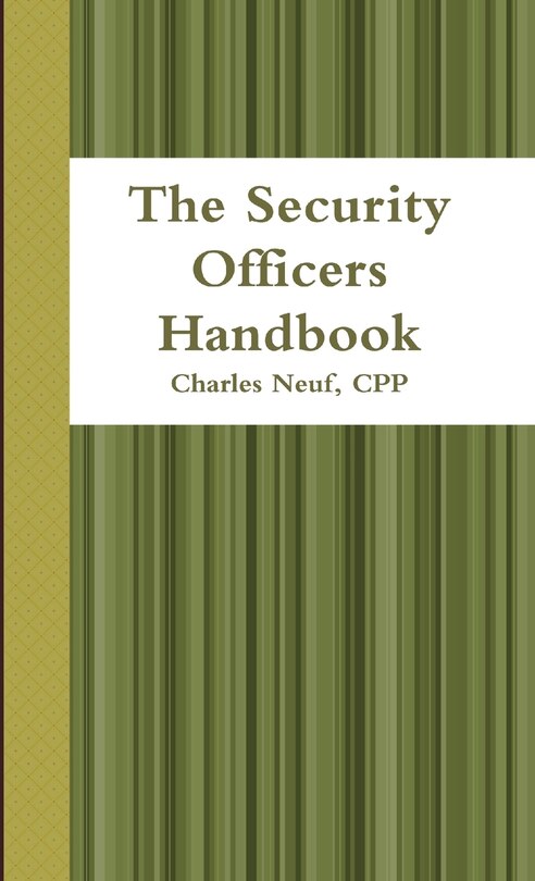 Couverture_The Security Officers Handbook