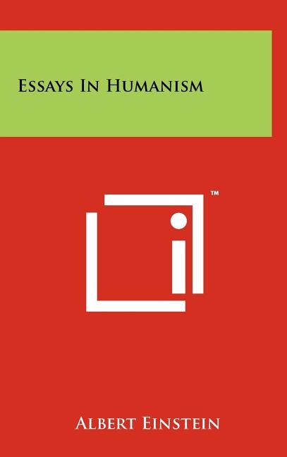 Front cover_Essays In Humanism