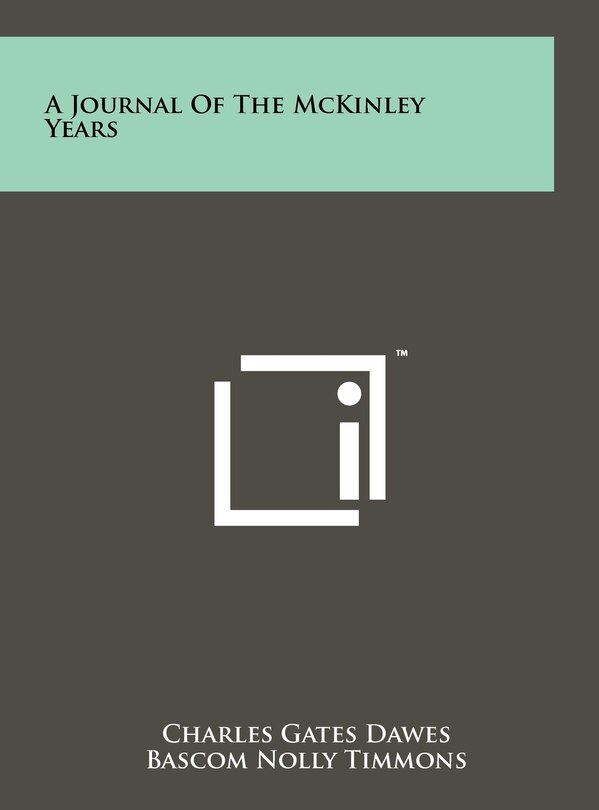 Front cover_A Journal Of The McKinley Years