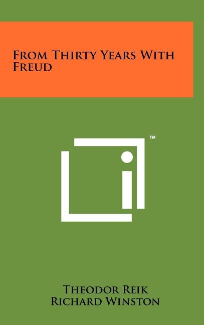 Couverture_From Thirty Years With Freud