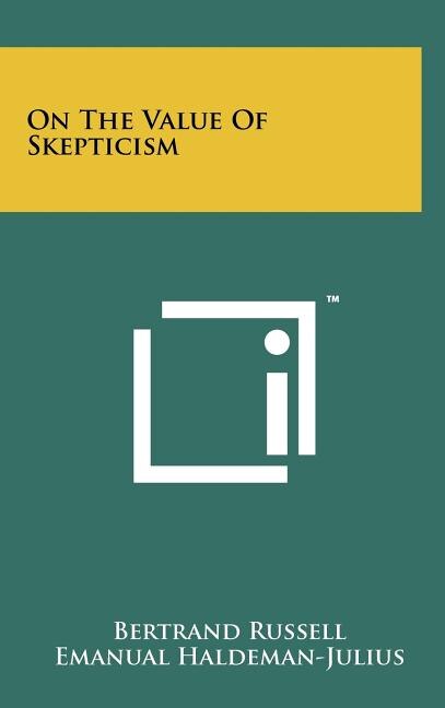 Front cover_On The Value Of Skepticism