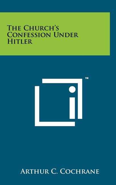 Couverture_The Church's Confession Under Hitler