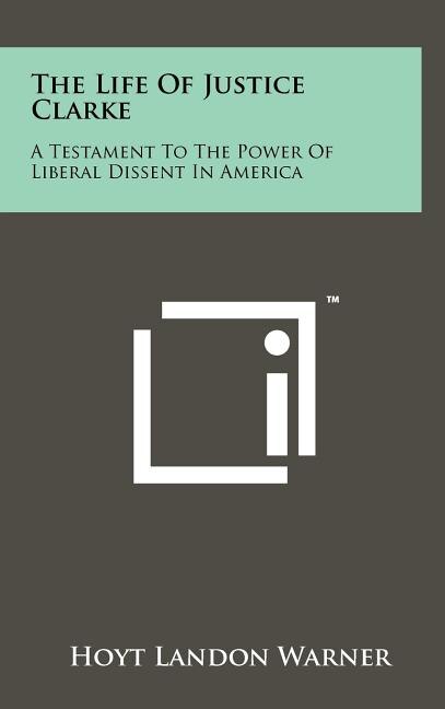 Front cover_The Life of Justice Clarke