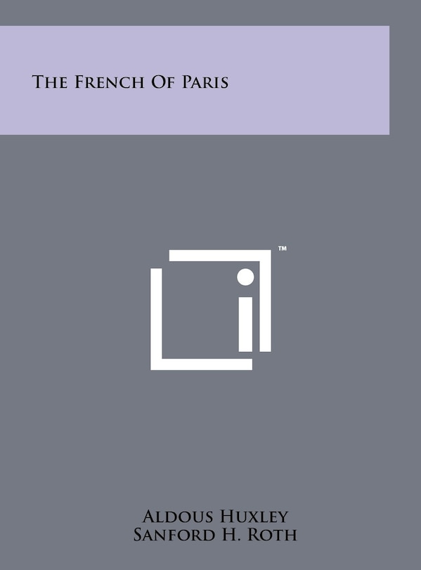 Front cover_The French Of Paris