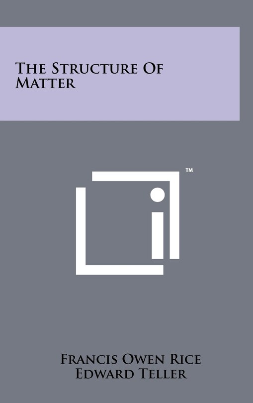 Front cover_The Structure Of Matter