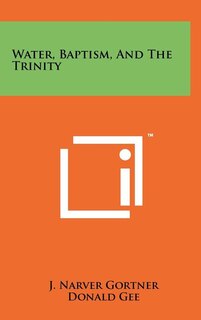Front cover_Water, Baptism, and the Trinity