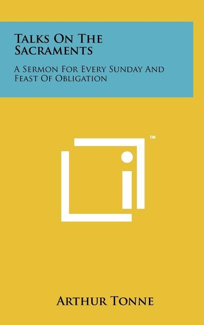 Couverture_Talks on the Sacraments