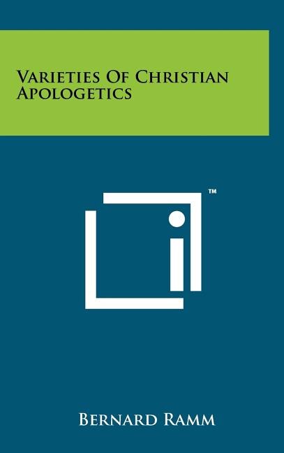 Front cover_Varieties Of Christian Apologetics