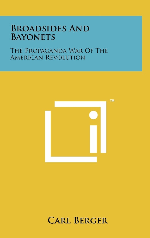Front cover_Broadsides and Bayonets