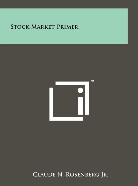 Front cover_Stock Market Primer