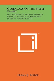 Front cover_Genealogy Of The Bisbee Family