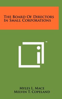 Front cover_The Board of Directors in Small Corporations