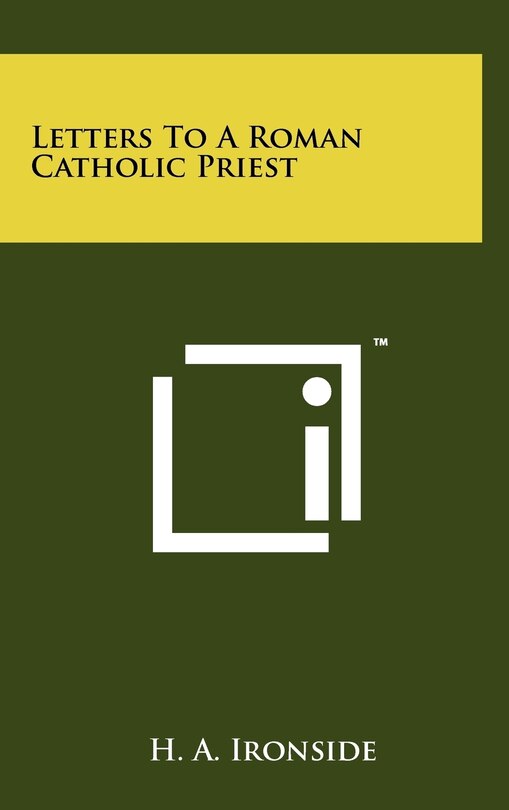 Front cover_Letters to a Roman Catholic Priest