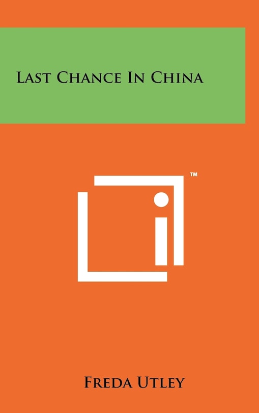Front cover_Last Chance in China