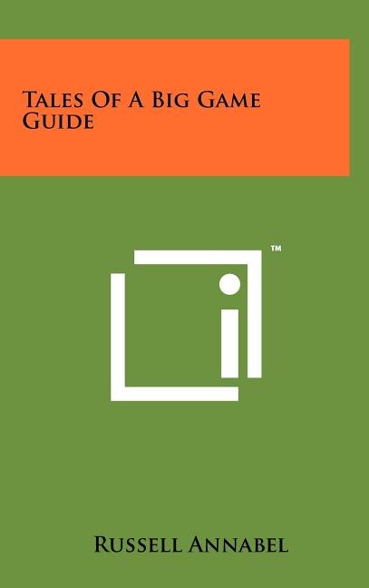 Front cover_Tales Of A Big Game Guide