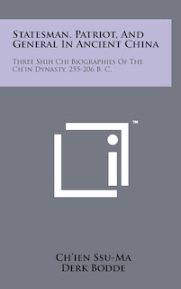 Front cover_Statesman, Patriot, And General In Ancient China