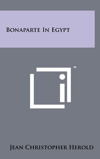 Front cover_Bonaparte in Egypt