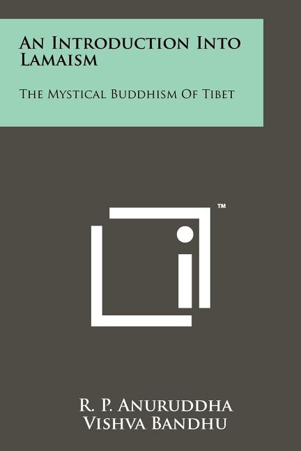 Front cover_An Introduction Into Lamaism