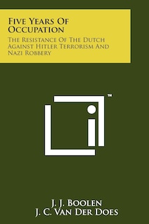 Front cover_Five Years Of Occupation