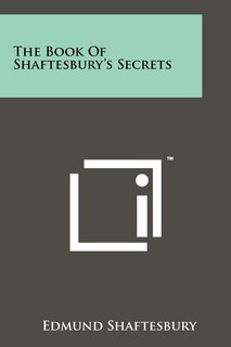 Front cover_The Book Of Shaftesbury's Secrets