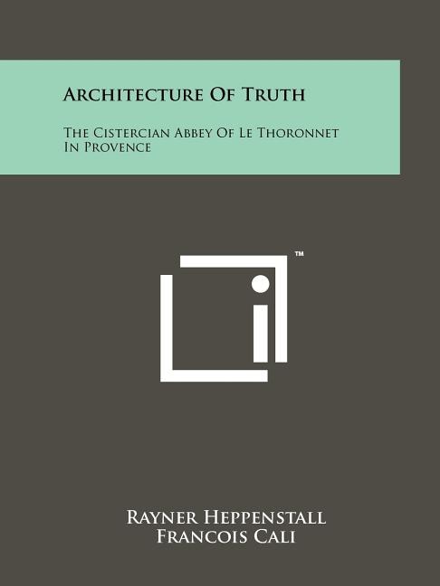 Couverture_Architecture of Truth
