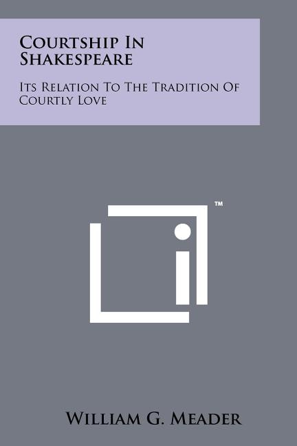Couverture_Courtship In Shakespeare