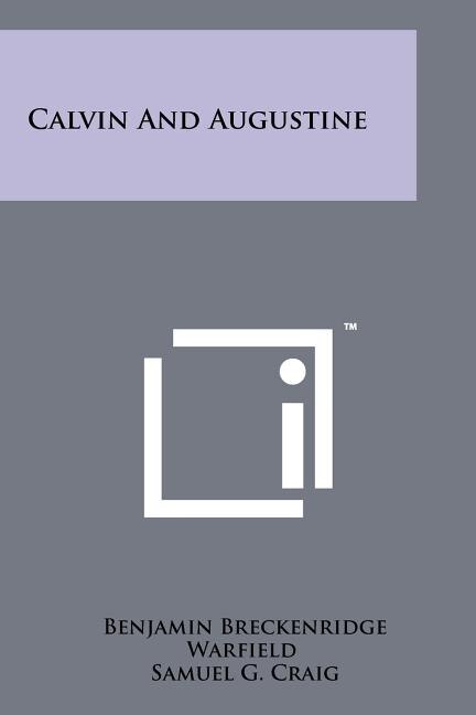 Front cover_Calvin And Augustine