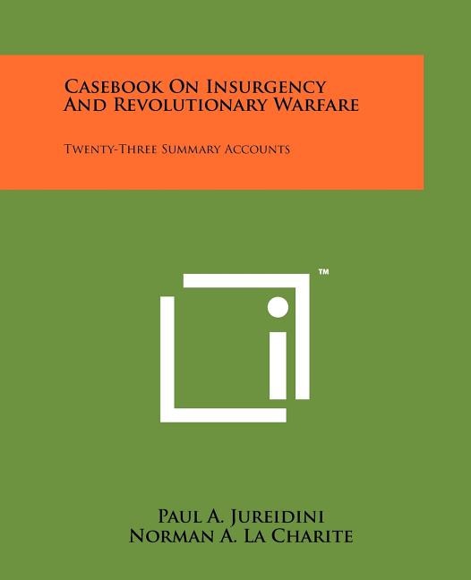 Couverture_Casebook On Insurgency And Revolutionary Warfare