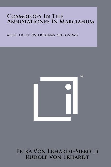 Couverture_Cosmology In The Annotationes In Marcianum