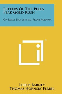 Couverture_Letters of the Pike's Peak Gold Rush