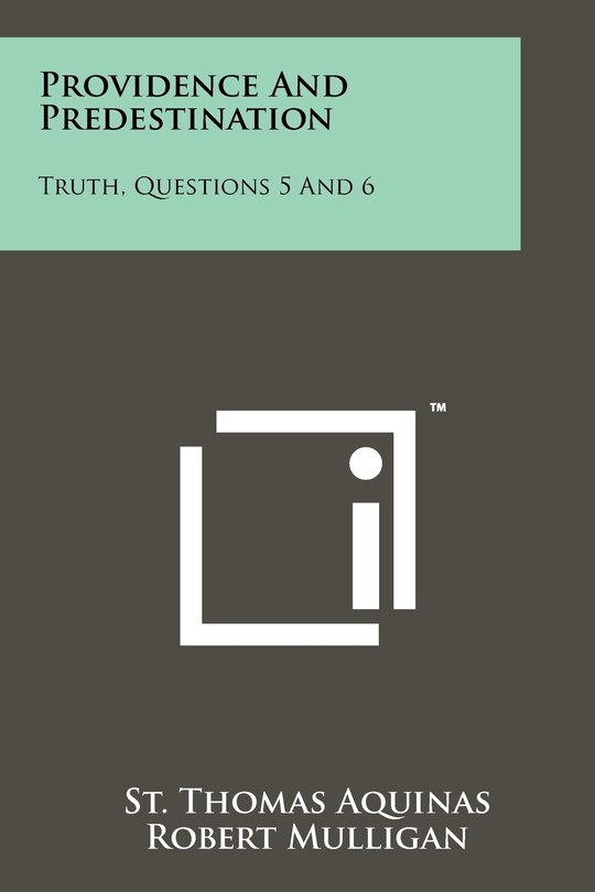 Front cover_Providence And Predestination