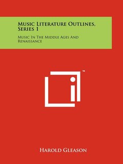 Couverture_Music Literature Outlines, Series 1