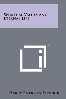 Couverture_Spiritual Values and Eternal Life