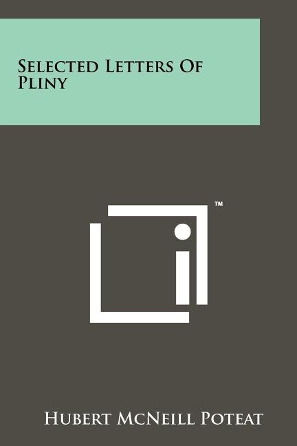 Front cover_Selected Letters of Pliny