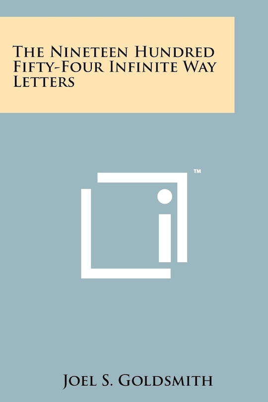 Couverture_The Nineteen Hundred Fifty-Four Infinite Way Letters