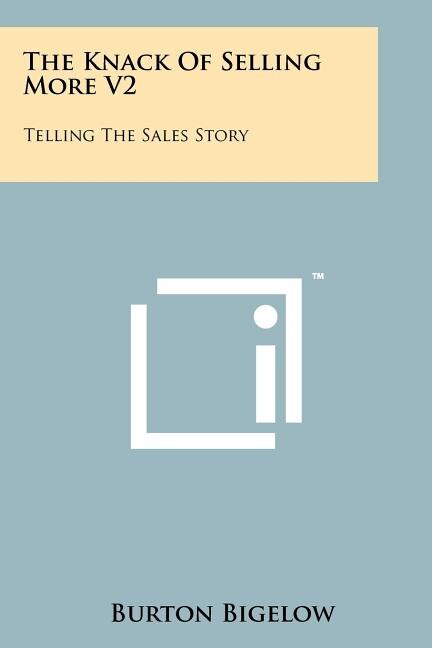 Front cover_The Knack Of Selling More V2