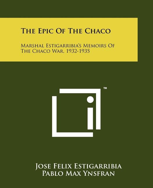 Couverture_The Epic Of The Chaco