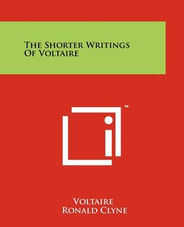 Front cover_The Shorter Writings of Voltaire
