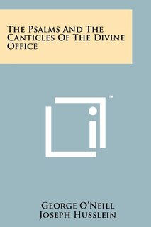 Couverture_The Psalms And The Canticles Of The Divine Office