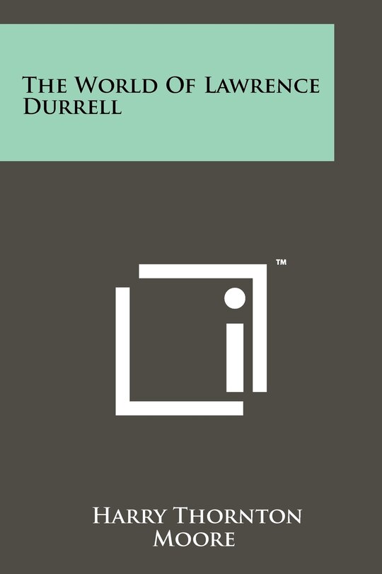 Couverture_The World Of Lawrence Durrell