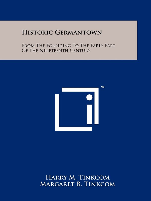 Front cover_Historic Germantown