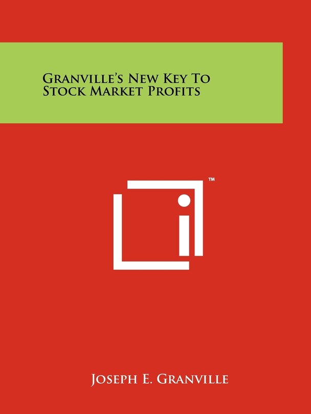 Couverture_Granville's New Key To Stock Market Profits