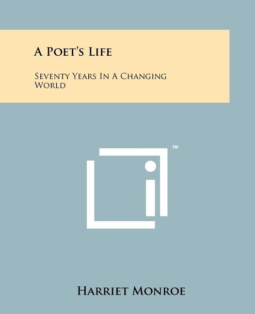 Couverture_A Poet's Life