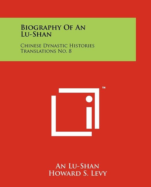 Front cover_Biography Of An Lu-Shan