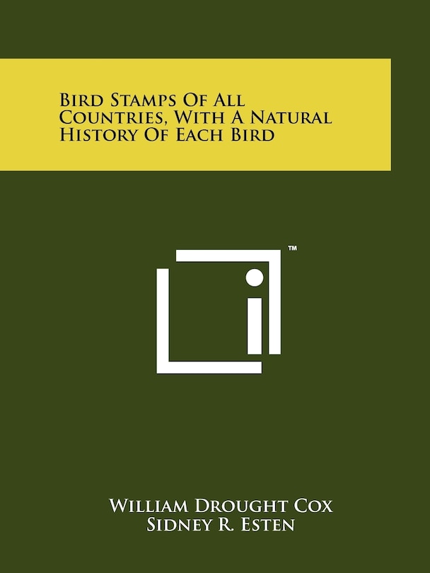 Couverture_Bird Stamps Of All Countries, With A Natural History Of Each Bird