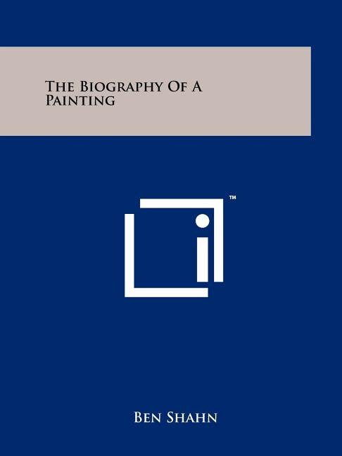 Front cover_The Biography Of A Painting