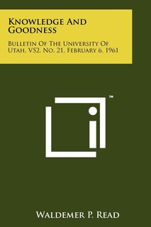 Front cover_Knowledge and Goodness